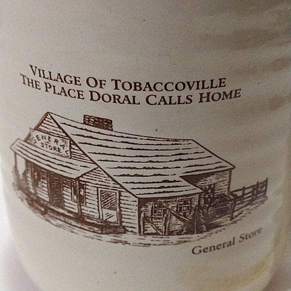 Vintage 70s Memorabilia of "DORAL" Cigarettes Pottery Mug - Picture 4 of 7